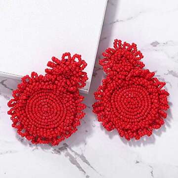 Buy Statement Bohemian Drop Earrings for Women - Perfect Gift