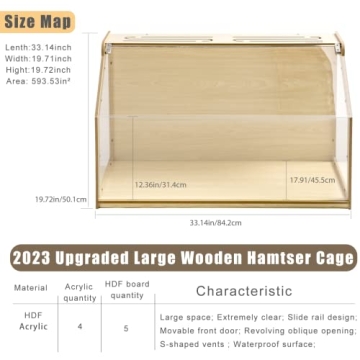 Verla Large Hamster Cage for Syrian and Dwarf Hamsters