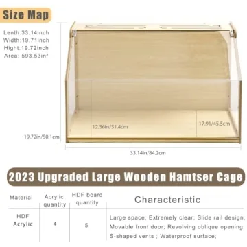 Verla Large Hamster Cage for Syrian and Dwarf Hamsters