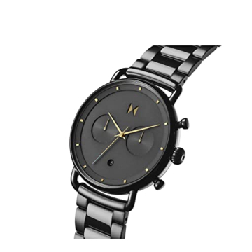 MVMT Blacktop Honey Smoke Chronograph Watch - 47mm Auto Style