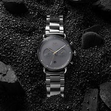 MVMT Blacktop Honey Smoke Chronograph Watch - 47mm Auto Style