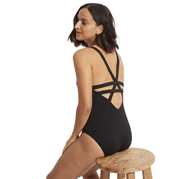 Stylish Seafolly Eco-Friendly Deep V Swimsuit for Women