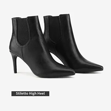 Stylish DREAM PAIRS Women's Stiletto Booties for Comfort