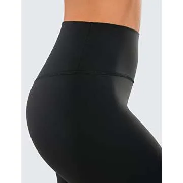 CRZ YOGA Women’s High-Waisted Capri Leggings