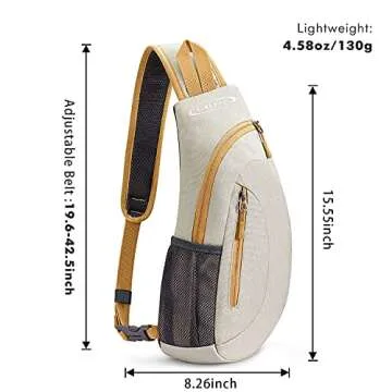 G4Free Stylish Sling Bag for Men and Women - Versatile and Compact