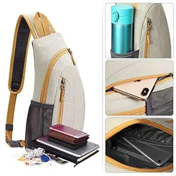 G4Free Stylish Sling Bag for Men and Women - Versatile and Compact