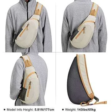 G4Free Stylish Sling Bag for Men and Women - Versatile and Compact
