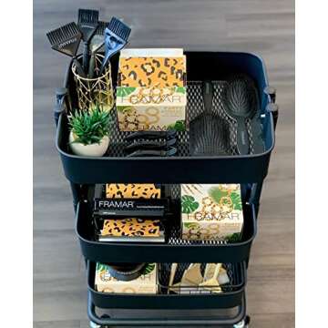 Framar Party Animal Embossed Roll Aluminum Foil, Hair Foils For Highlighting - Medium 320 ft