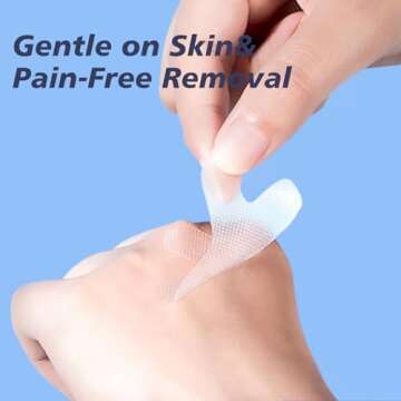 Gentle Transparent White Tape for Sensitive Skin - 90 Pcs