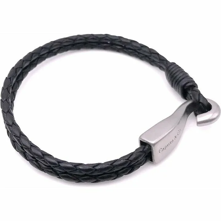 Men's Braided Leather Bracelet by Caputo & Co.