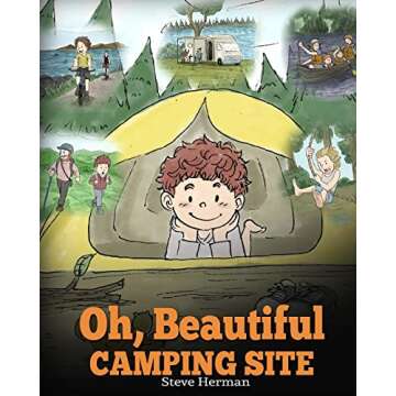Oh, Beautiful Camping Site: Camping Book for Kids with Beautiful Illustrations. Stunning Nature Feat...