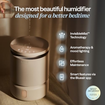 BLUEAIR DreamWell Humidifier - 48Hr Top-Fill Aroma Stone