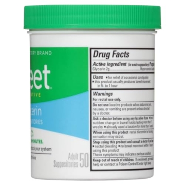 Fleet Glycerin Suppositories for Quick Constipation Relief