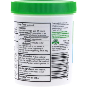 Fleet Glycerin Suppositories for Quick Constipation Relief