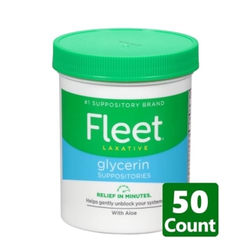 Fleet Glycerin Suppositories for Quick Constipation Relief