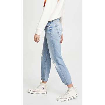 MOTHER Women's Superior The Tomcat Jeans, The Confession, Blue, 26