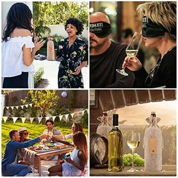 Buy Homum's 12Pcs Burlap Wine Bags - Perfect for All Occasions