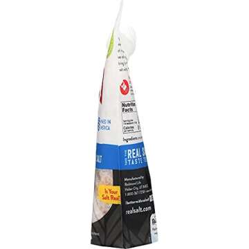 Redmond Real Sea Salt - Natural Unrefined Gluten Free Coarse, 16 Ounce Pouch (1 Pack)