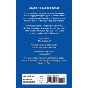 Grit Book on Passion and Resilience for Success