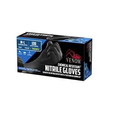 Durable Venom Nitrile Gloves - Chemical Resistant & Reliable