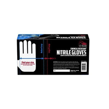 Durable Venom Nitrile Gloves - Chemical Resistant & Reliable