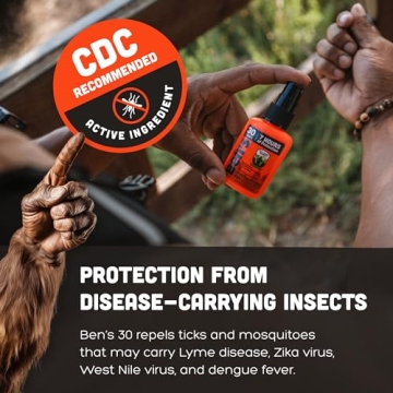 Ben's Travel Size DEET Bug Spray for Insect Protection