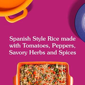 BEN'S ORIGINAL Ready Rice Spanish Style Flavored Rice, Easy Dinner Side, 8.8 oz Pouch