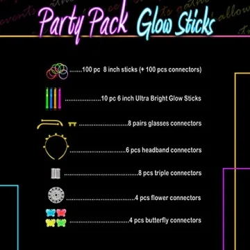 Brighten Any Event with 240 Glow Sticks Party Pack