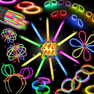 Brighten Any Event with 240 Glow Sticks Party Pack