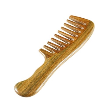 Xuanli Sandalwood Comb for Curly Hair No Static Detangler