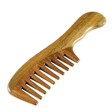 Xuanli Sandalwood Comb for Curly Hair No Static Detangler
