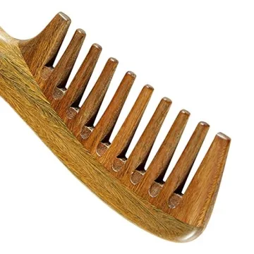 Xuanli Sandalwood Comb for Curly Hair No Static Detangler