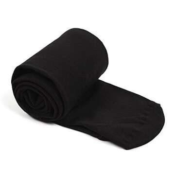 Stelle Girls' Ultra Soft Pro Dance Tight/Ballet Footed Tight(Toddler/Little Kid/Big Kid),BK,S