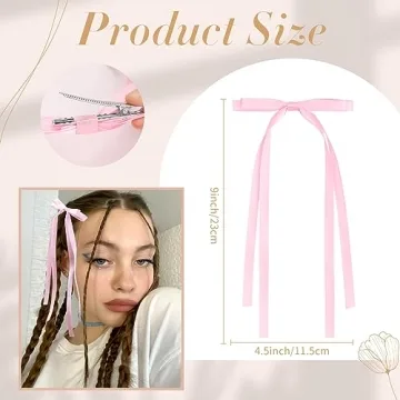 Shop VOBOBE 4PCS Ribbon Hair Bows for Women and Girls