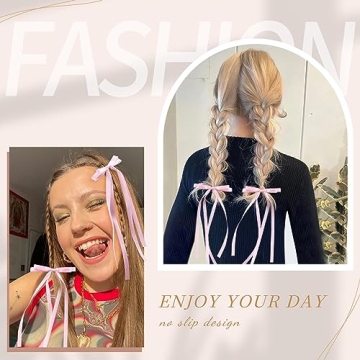 Shop VOBOBE 4PCS Ribbon Hair Bows for Women and Girls
