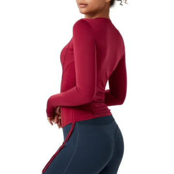 Almaree Long Sleeve Yoga Top for Women - Stylish & Quick-Dry
