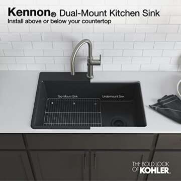 KOHLER Kennon 33" Double-Equal Neoroc Kitchen Sink