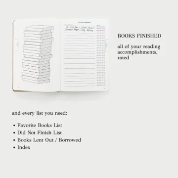 KUNITSA CO. Reading Journal - Gift for Avid Readers