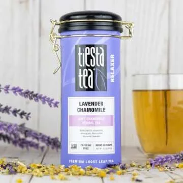 Tiesta Tea - Lavender Chamomile Herbal Tea, Calming Loose Leaf Blend with Chamomile, Lavender and Le...