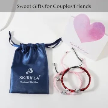 Matching Bracelets for Couples Best Friend, Couples Gift Ideas Matching Spider Friendship Bracelets for Bff Sister Christmas Matching Bracelet Long Distance Relationship Gifts for Him Her Man Bf Gf