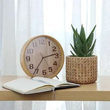 SAROSORA Ceramic Flower Pots Cement Succulent Planter 5.7" with Drainage Hole Weave Pattern for Indoor Outdoor Home Garden Decoration (1, 5.7'')