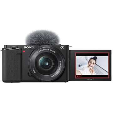 Sony ZV-E10 Mirrorless Camera Bundle for Creative Vloggers