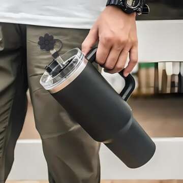 Stylish Stanley Cup Accessories - Personalized Tumbler Charm Set