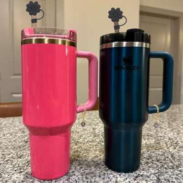 Stylish Stanley Cup Accessories - Personalized Tumbler Charm Set