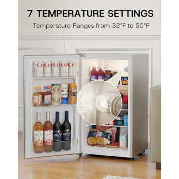 Upstreman Mini Fridge - Stylish & Energy Efficient Cooling