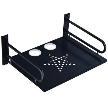 HNVNER Floating AV Shelves - Stylish Entertainment Center Shelf for TV Accessories