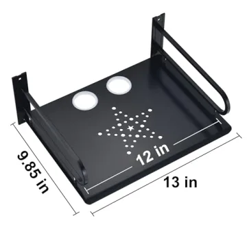 HNVNER Floating AV Shelf for TVs and Entertainment Systems