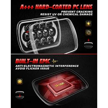 Upgrade Your Jeep with LX-LIGHT 105W LED Headlights