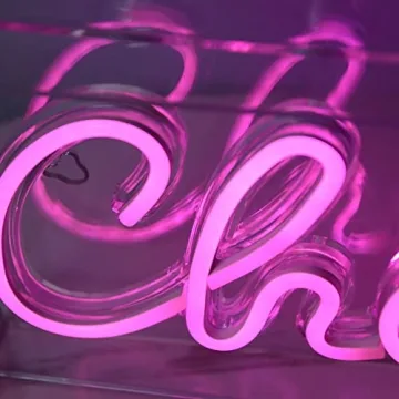 CHEERS Neon Sign Warm LED Light for Party Bar Decor