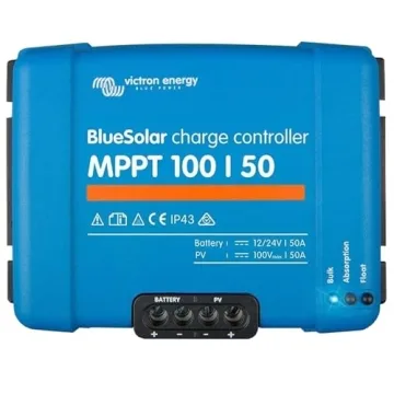 Victron Energy BlueSolar MPPT Solar Charge Controller - Charge Controllers for Solar Panels - 100V, ...